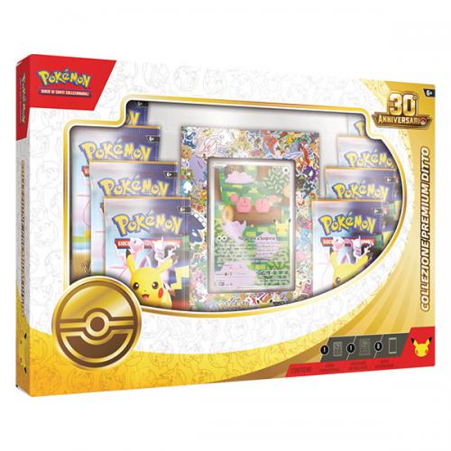 POKEMON Trentesimo Anniversario Gioco di Carte Collezionabili Premium Ditto In Box (x cm) ITA…x1